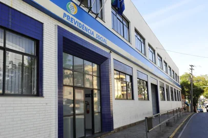  Agência do INSS de Caxias do Sul.  Na foto, a  Agência do INNS de Caxias do Sul.