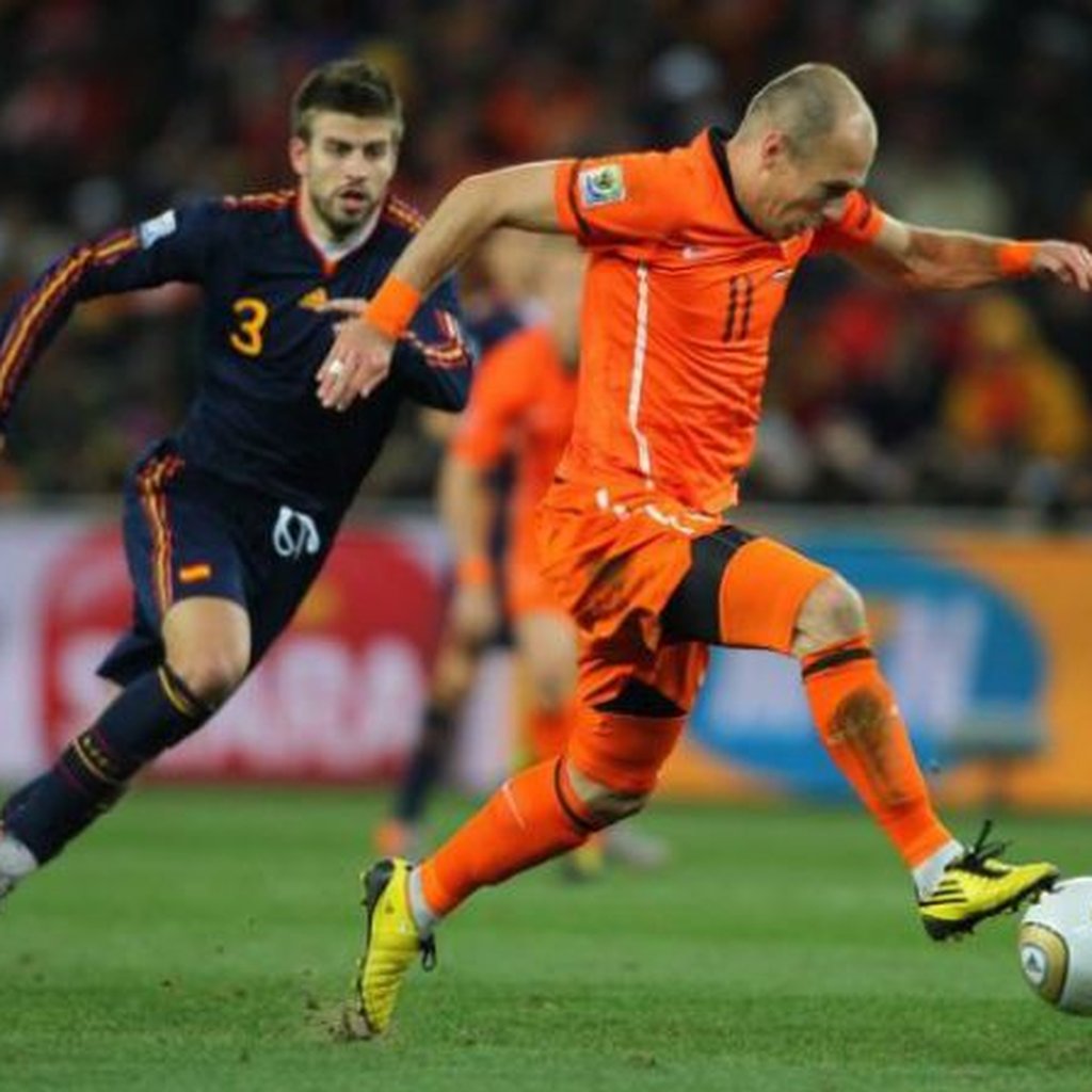 Espanha x holanda no estádio