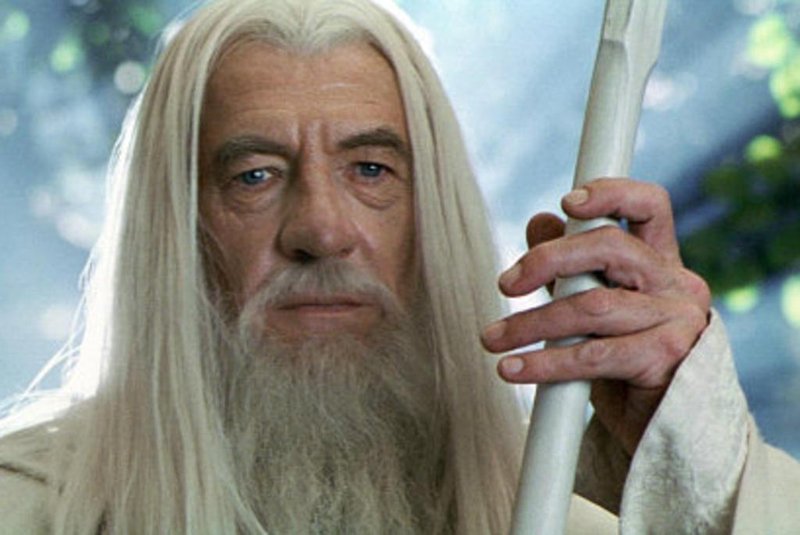 Ator Ian McKellen que interpreta o personagem Gandalf do filme O Senhor dos Anéis.#PÁGINA:00 Fonte: Reprodução