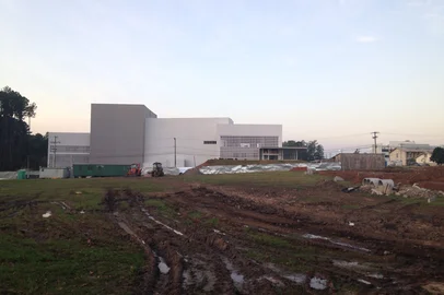 obras no campus da UFSM