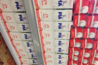 Rdgol - leite integral Piá - venda normal - lotes normais - supermercados POA