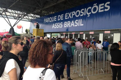  ESTEIO, RS, BRASIL, 31/08/2014: abertura da Expointer, no Parque de Exposições Assis Brasil.