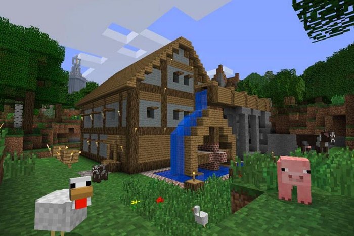 Casas Minecraft: 2015