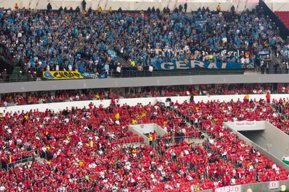  

PORTO ALEGRE, RS, BRASIL ¿ Gre-Nal 402. 14ª rodada do Brasileirão. Jogo clássico Gre-Nal no Estádio Beira-Rio (FOTO: OMAR FREITAS/AGÊNCIA RBS)
Indexador: Omar Freitas