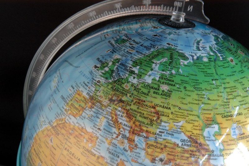 Globo 
Mapa mundi
(Europa)