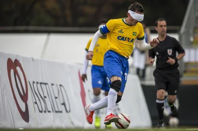 Ricardinho, melhor jogador do mundo do futebol para cegos.