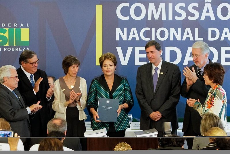 Brasília - DF, 10/12/2014. Presidenta Dilma Rousseff durante entrega do RelatÃ³rio Final da ComissÃ£o Nacional da Verdade. Foto: Ichiro Guerra/PR.