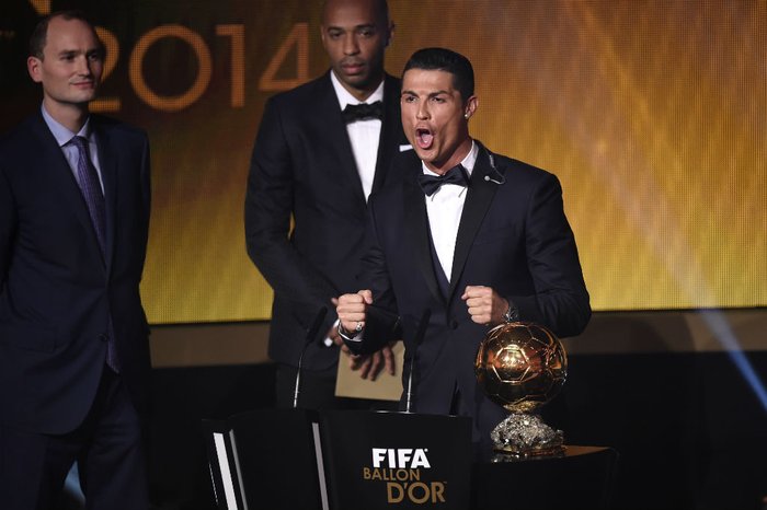 Cristiano Ronaldo é eleito o Melhor Jogador do Mundo pela Fifa