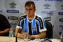 PORTO ALEGRE , RS , BRASIL , 11-03-2015 - Grêmio apresenta oficialmente o meia uruguaio Cristian Rodríguez (FOTO:RONALDO BERNARDI/AGENCIA RBS )