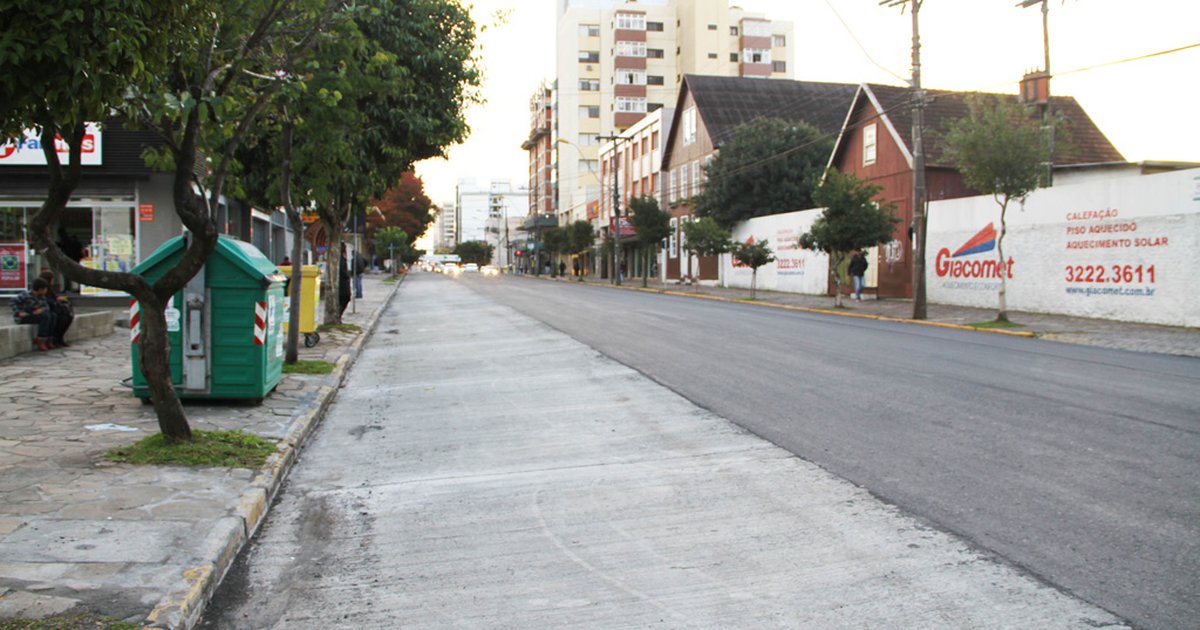 Com 65 de obras concluídas, ruas Pinheiro Machado e Sinimbu têm 18 quadras liberadas em Caxias Com 65 de obras concluídas, ruas Pinheiro Machado e Sinimbu têm 18 quadras liberadas em Caxias