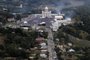   FARROUPILHA, RS, BRASIL, 26/05/2012. Vista aérea da 133ª Romaria de Nossa Senhora de Caravaggio, no santuário de Caravaggio, em Farroupilha. (FOTO: MAICON DAMASCENO/PIONEIRO)Local: FarroupilhaFonte: Agencia RBS