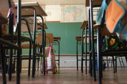 *** Sala de aula - RRigon ***Foto para matéria sobre educação. Na foto sala de aula da Escola Municipal de Ensino Fundamental Ítalo João Balen, no bairro Cruzeiro.