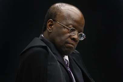  BRASÍLIA, DF, BRASIL -  23/03/2014 - O presidente do Supremo Tribunal Federal (STF), Joaquim Barbosa, não participará das eleições deste ano.