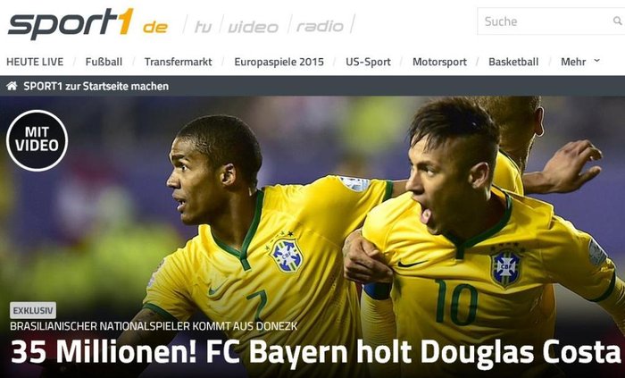 Reprodução / Sport1.de