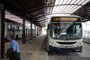  CAXIAS DO SUL, RS, BRASIL 11/11/2015Estação de transbordo do bairro Floresta, do novo Sistema Integrado de Mobilidade, o SIM Caxias. (Felipe Nyland/Agência RBS)Indexador: Felipe Nyland                   