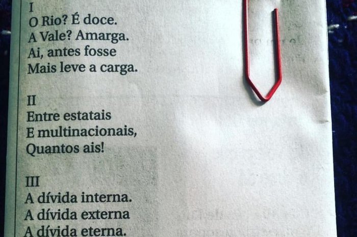1 poesia por dia — Procura da poesia, por Carlos Drummond de Andrade