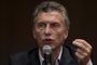Argentina's president elect Mauricio Macri speaks during a press conference in Buenos Aires on November 23, 2015 the day after winning the run-off election against the ruling "Frente para la Victoria" party candidate Daniel Scioli. Macri, a former football executive expected to be Argentina's most economically liberal leader since the 1990s, promised a "marvelous" new era for his country, beleaguered by years of economic instability.       AFP PHOTO / JUAN MABROMATA / AFP / JUAN MABROMATA