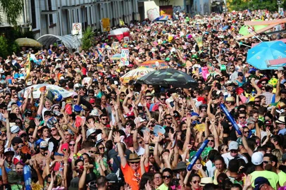  CAXIAS DO SUL, RS, BRASIL, 07/02/2016 - Carnaval do Bloco da Velha 2016.