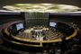  

BRASÍLIA, DF, BRASIL - 15-04-2016 - Início da sessão na Câmara sobre o impeachment. Deputados debatem o assunto antes da votação de domingo. (FOTO: DIEGO VARA/AGÊNCIA RBS)