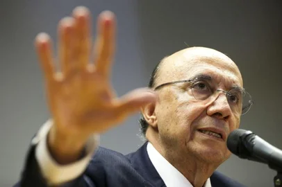 Ministro da Fazenda, Henrique Meirelles. 
