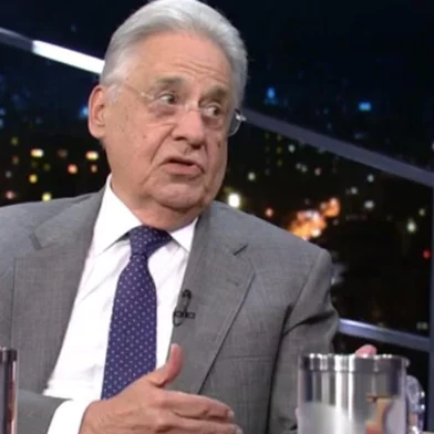 Fernando Henrique Cardoso (FHC) no Programa de Jô. 