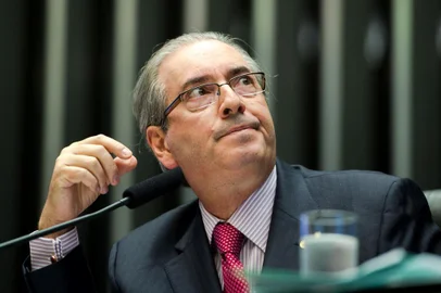  Brasília - O presidente da Câmara dos Deputados, Eduardo Cunha, durante sessão para votar requerimentos