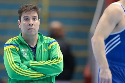  Técnico Fernando de Carvalho Lopes. FIG World Challenge Cup Brasil 2016 / CBG - Confederacao Brasileira de Ginastica / Photo: RicardoBufolin/CBG
