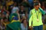  RIO DE JANEIRO, RS, BRASIL 08/08/2016 -  Rafaela Silva vence no judô e conquista o primeiro ouro do Brasil. (FOTO: DIEGO VARA/AGÊNCIA RBS).