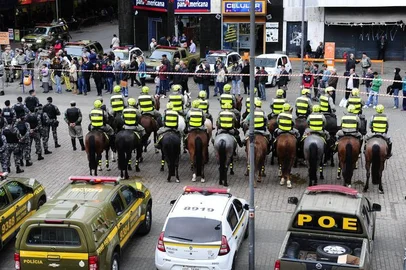  PORTO ALEGRE, RS, BRASIL.2016-08-11. Lançamento da terceira operação avante, lançamento foi hoje no Largo Glênio Perez.(RONALDO BERNARDI/AGENCIA RBS).