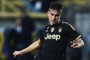 Juventus' forward from Argentina Paulo Dybala controls the ball during the Italian Serie A football match Frosinone vs Juventus on February 7, 2016 in Frosinone.
