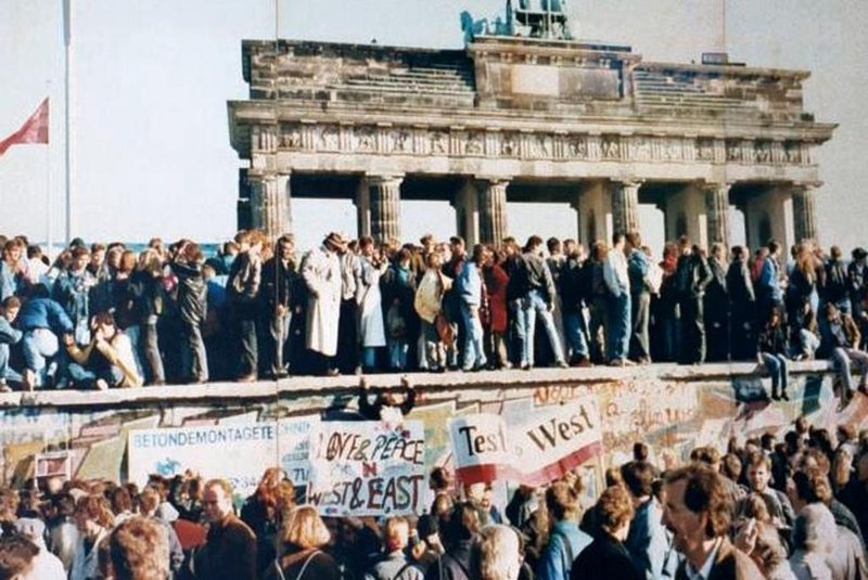 Queda do Muro de Berlim, Alemanha, em 9 de novembro de 1989.#PÁGINA:11 Fonte: Divulgação
