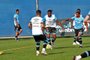RS - FUTEBOL/TREINO GREMIO  - ESPORTES - Jogadores do Grêmio realizam treino durante a tarde desta segunda-feira no Centro de Treinamentos Luiz Carvalho, na preparacao para o Campeonato Brasileiro 2016. FOTO: RODRIGO RODRIGUES/GREMIO FBPA No lance, Negueba. 