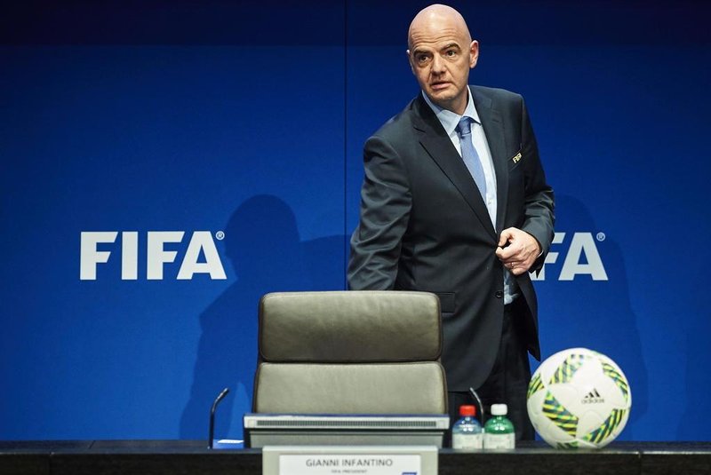 FILES-FBL-FIFA-INFANTINO-TAX-MEDIA-PANAMA(FILES) This file photo taken on March 18, 2016 shows FIFA President Gianni Infantino arriving for a press conference following an executive meeting of the world football governing body at its headquarters in Zurich. The signature of new FIFA president Gianni Infantino has cropped up in the so-called "Panama Papers" in connection with questionable TV rights sales in South America, the German newspaper 