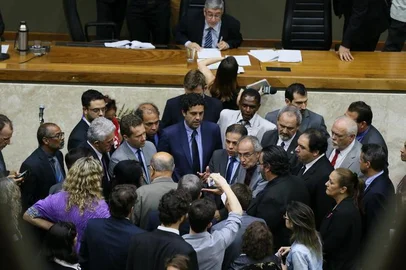  PORTO ALEGRE, RS, BRASIL, 24-10-2016. A Câmara de Porto Alegre retomou, na tarde desta segunda-feira, a votação do projeto de lei que regulamenta aplicativos de transporte individual, como o Uber.(LAURO ALVES/AGÊNCIA RBS)