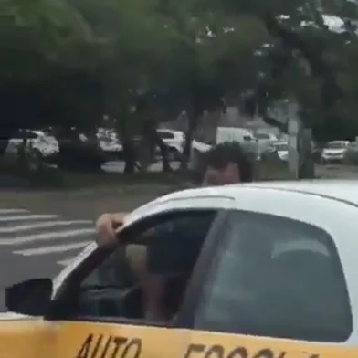 rdgol - homem arrastado auto escola