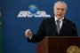 (Brasília - DF 24/11/2016) Presidente Michel Temer discursa durante cerimônia de apresentação do Novo Cartão Construcard.Foto: Beto Barata/PR