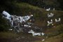  Rescuers search for survivors from the wreckage of the LAMIA airlines charter plane carrying members of the Chapecoense Real football team that crashed in the mountains of Cerro Gordo, municipality of La Union, on November 29, 2016. A charter plane carrying the Brazilian football team crashed in the mountains in Colombia late Monday, killing as many as 75 people, officials said. Raul ARBOLEDA / AFP