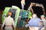  Um ônibus de turismo argentino saiu da pista e capotou em um barranco, na madrugada desta sexta-feira, na BR-285 em São Miguel das Missões. Segundo informações da Polícia Rodoviária Federal (PRF), três pessoas morreram até o momento.