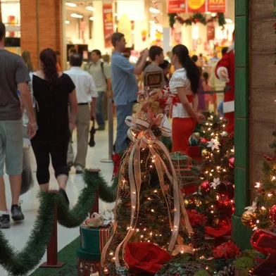 *** Jefferson Botega - Comércio Natal ***Movimento de compras de natal no Shopping Praia de Belas