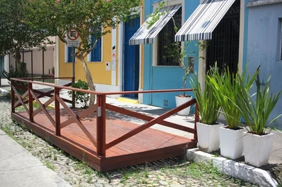 Rgol, Pelotas, parklets, calçadas