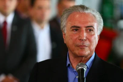  ESTEIO, RS, BRASIL - 09-01-2017 - Em primeira visita ao RS como presidente, Temer entrega ambulâncias. (FOTO: LAURO ALVES/AGÊNCIA RBS)