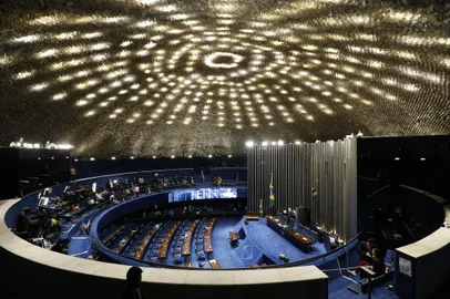 Senado decide a partir das 11h se afasta Dilma definitivamente da PresidênciaDF - IMPEACHMENT/SENADO/DECISÃO - POLÍTICA - Preparativos no Senado, em Brasília, para a conclusão do processo de   impeachment da presidente da República afastada, Dilma Rousseff, nesta   quarta-feira, 31. Os senadores vão decidir se a presidente cometeu crime   de responsabilidade e deve ser afastada definitivamente do cargo ou não.   31/08/2016 - Foto: DIDA SAMPAIO/ESTADÃO CONTEÚDOEditoria: POLÍTICALocal: BRASÍLIAIndexador: DIDA SAMPAIOFotógrafo: ESTADÃO CONTEÚDO