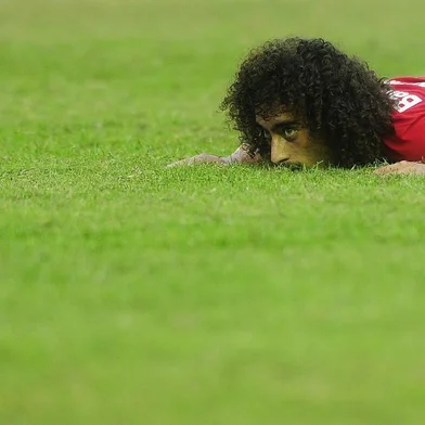  GRAVATAÍ, RS, BRASIL 09/04/2017 - Cruzeiro-RS e Inter se enfrentam no Estádio Vieirão, em partida válida pelas quartas de final do Gaúchão. Jogador Valdívia. (FOTO: MATEUS BRUXEL/AGÊNCIA RBS).
