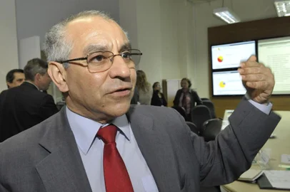  Sala de Gestão do Governo do Estado no Palácio Piratini.Secretário-geral de Governo, Estilac Xavier