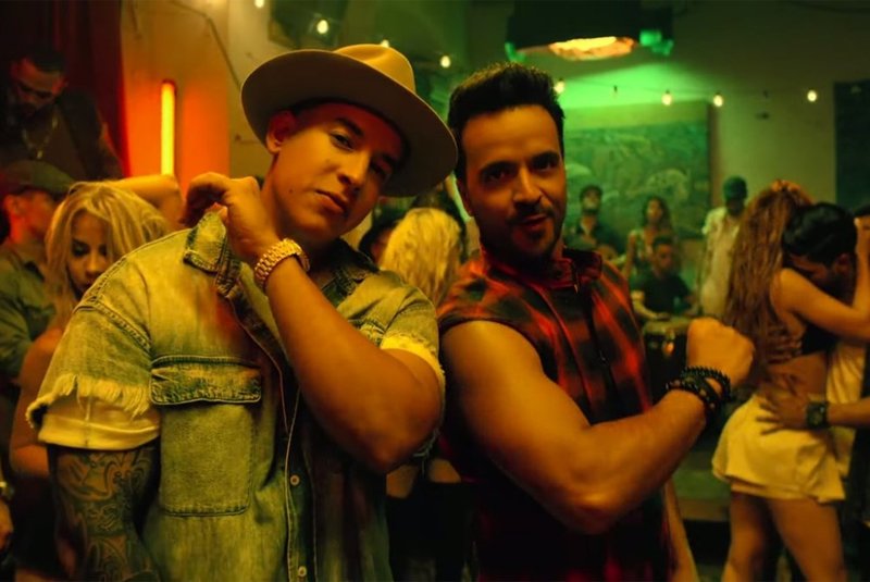 Daddy Yankee (esquerda) e Luis Fonsi, parceiros em 'Despacito' 