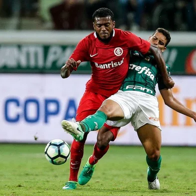 Inter enfrenta o Palmeiras no Allianz Parque no jogo de ida das oitavas de final da Copa do Brasil. Na foto, Marcelo Cirino