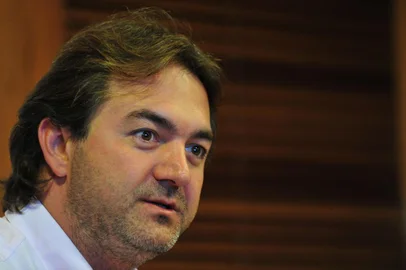  

Rei da carne Joesley Batista, presidente do JBS Friboi, no prédio Administravo do Grupo RBS.