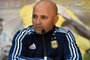 Argentinas football manager Jorge Sampaoli attends a press conference in Melbourne on June 8, 2017.Argentina will play Brazil in Melbourne on June 9. / AFP PHOTO / Saeed KHAN / -- IMAGE RESTRICTED TO EDITORIAL USE - STRICTLY NO COMMERCIAL USE --
