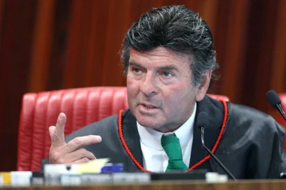 Ministro Luiz Fux, durante sessão plenária do TSE para julgamento da Aije 194358. Brasília-DF, 09/06/2017Foto: Roberto Jayme/Ascom/TSE