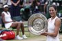  

Spains Garbine Muguruza holds up The Venus Rosewater Dish as she celebrates beating US player Venus Williams to win the womens singles final on the twelfth day of the 2017 Wimbledon Championships at The All England Lawn Tennis Club in Wimbledon, southwest London, on July 15, 2017.
Muguruza won 7-5, 6-0. / AFP PHOTO / Adrian DENNIS / RESTRICTED TO EDITORIAL USE

Editoria: SPO
Local: Wimbledon
Indexador: ADRIAN DENNIS
Secao: tennis
Fonte: AFP
Fotógrafo: STF